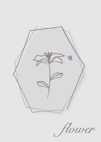 flower.Butterfly.gray