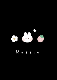 Rabbit & Strawberry /black