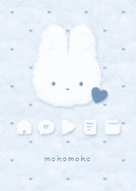 もこもこ & うさぎ ♥ ダイヤグリッド F-02