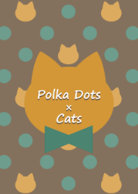 Polka Dots and Cats(Autumn color)O