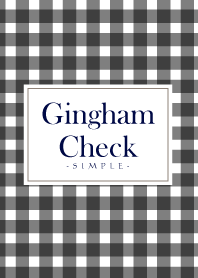 Gingham Check-Black 24