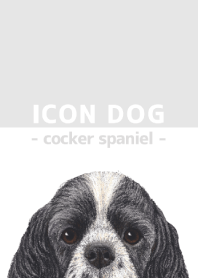 ICON DOG - Cocker Spaniel - GRAY/02