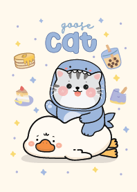 Cat & Goose Cute!