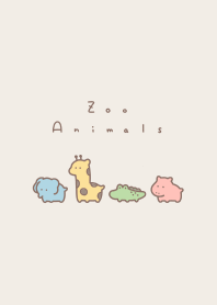 小動物園 / beige pastel