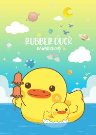 เป็ดยาง ทะเล สีเหลือง