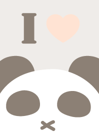 Eu amo o panda gigante