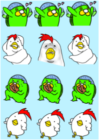 トリさんとカッパさん