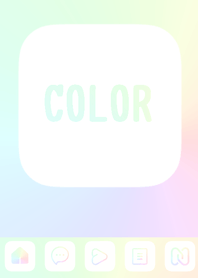 red color rainbow  B21