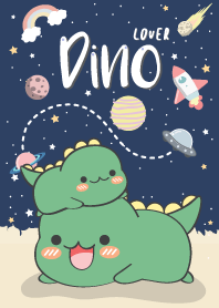 Dino Lover. (love navy blue)