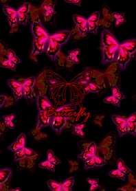 Pink butterfly dance