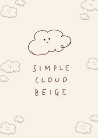 simple cloud beige