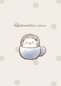 Marshmallow cocoa Hedgehog -navy- 2