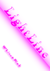Light Line (Whit And Pink)
