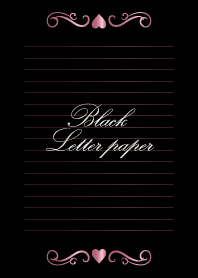 Black Letter paper *GLOSSYPINK 13*