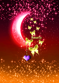 Eight*Butterfly #104 Red Moon