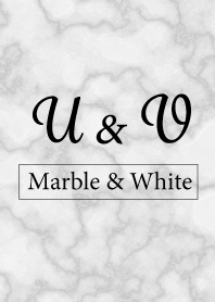 U&V-Marble&White-Initial