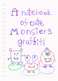 A notebook of cute Monsters graffiti! 2