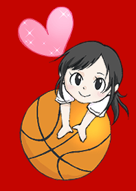 バスケットボール部の女の子 4
