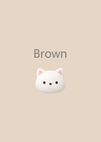 Puffy Cat 5 | Brown