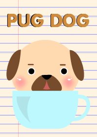 Simple Cute Pug Dog Theme(jp)