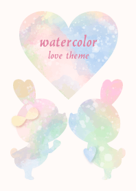 watercolor Love Theme 44