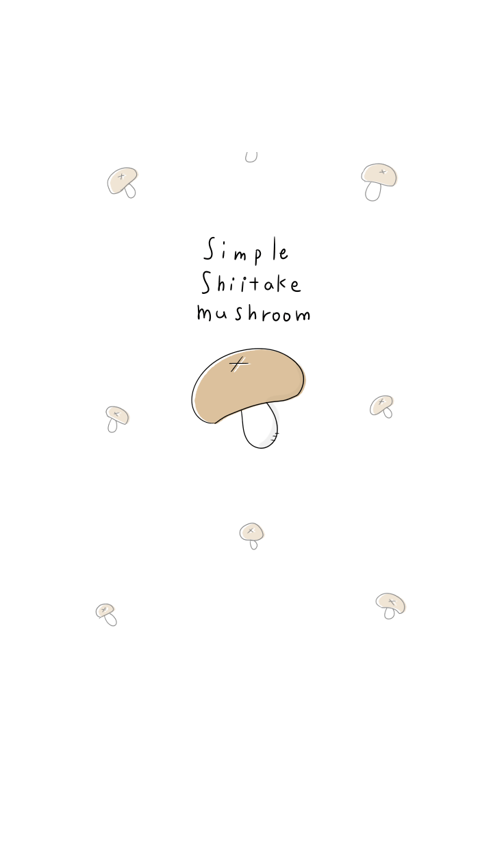 simple Shiitake mushroom.