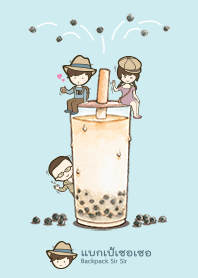 Backpack Sir Sir : The happy bubble tea