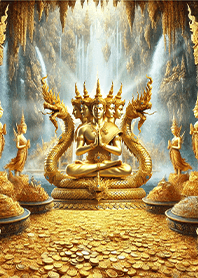 พญานาคตระกูลวิรูปักข์ พญานาคสีทอง
