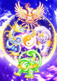 強力に運気を上げる【陰陽マーク四神相応】