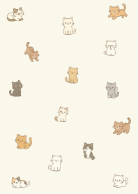 Happy Cat Daily Life_white