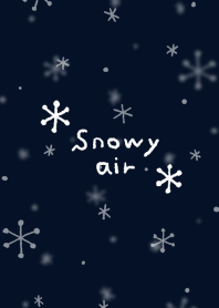 Snowy air