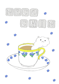 Tea cup Neko chin