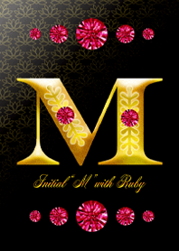 Initial"M" with RUBY