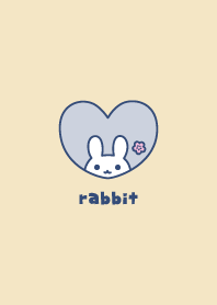 Rabbits Cherry blossoms [Navy]