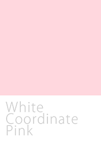 White Coordinate*Pink