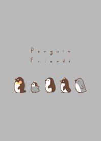 Penguins /gray black.