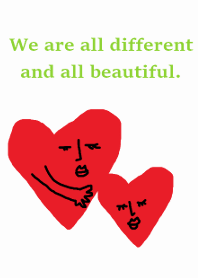 We are all different and all beautiful
