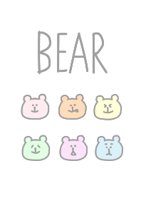 pastel bear theme