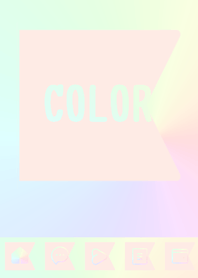 pink color rainbow  O17