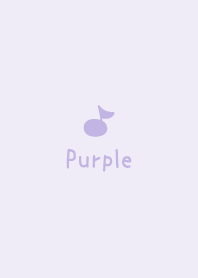 Girls Collection -Musical note- Purple