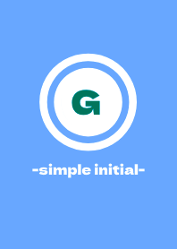 simple initial-G- THEME 77