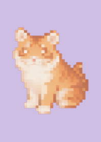 Tiger Pixel Art Theme  Purple 04