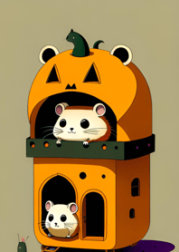 Halloween Hamster D01ecd