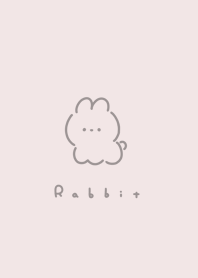 兔子 | pink white