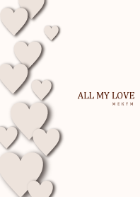 ALL MY LOVE - BEIGE HEART 21