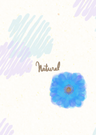 watercolor single flower2 from Japan