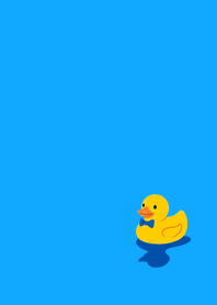 Smiley Duck | Simple Blue#2