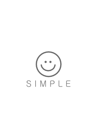 SIMPLE SMILE(white)Ver.6b