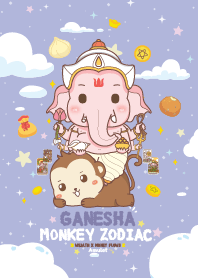 Ganesha & Monkey Zodiac x Wealth