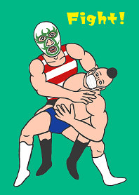 Mask wrestler VS Mask man
